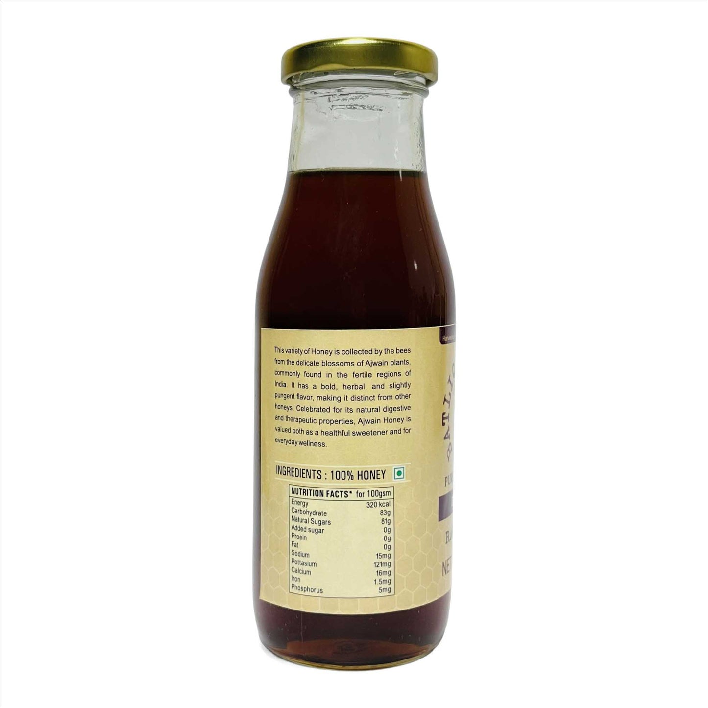 Pure and Natural Ajwain Raw Honey 🍯✨