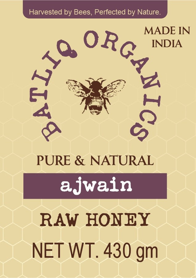 Pure and Natural Ajwain Raw Honey 🍯✨