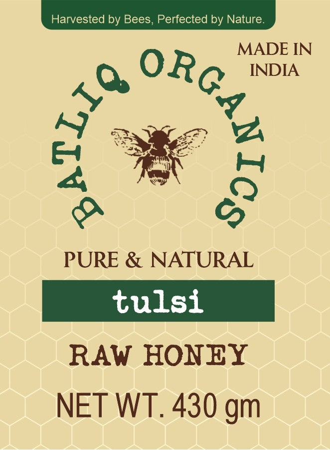 Pure and Natural Tulsi Raw Honey 🍯✨